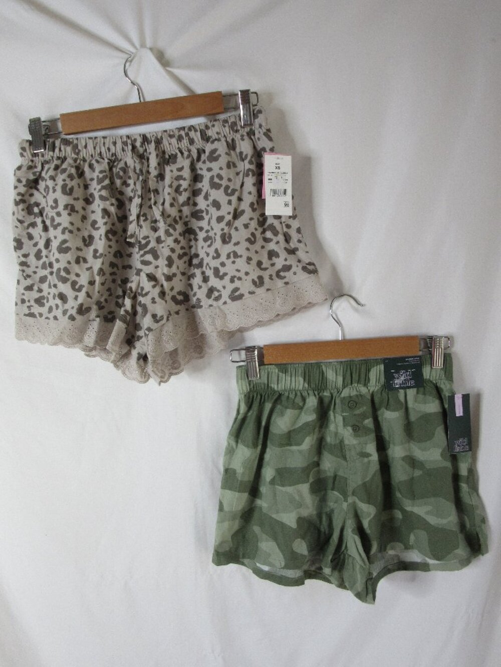 Wild Fable & Zoe + Liv Lot of 2 Lounge Pajama Shorts Boxer Style Size XS NWT